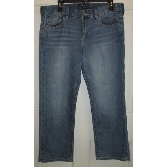 Lucky Brand Women's Mid-Rise Stretch Sweet Jean Crop Denim Pants Size 10 - Picture 1 of 7